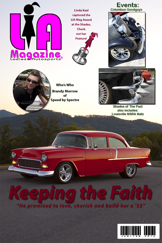 Linda Keel's Keeping the Faith with her '55 Chevy
