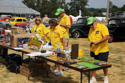 Eville Iron club members getting ready for award presentation