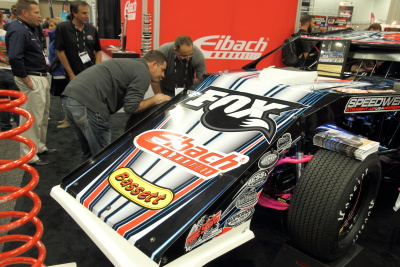 Dirt Racer in Eibach booth