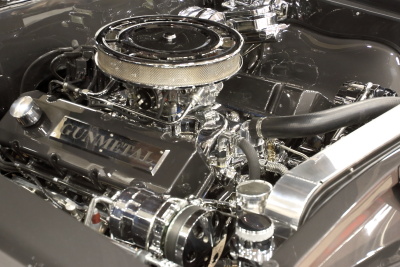 Gene & Erlene Elpers 454 Big Block in their 66 Chevelle