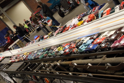 The slot car track was awesome