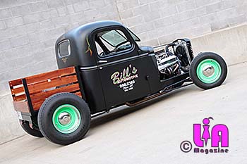 Side shot of Allison's 40