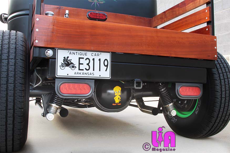 Allison Holt's rearend and bed of 40 Chevy