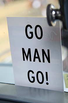 Maggie in her '34 Ford