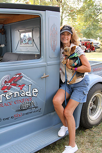 'Cheryl Kaiser and her Yorkie - Buddy