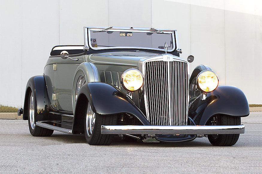 Donna Downs' 1934 Cabriolet low front 3/4