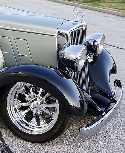 Donna's Budnik wheels and Bridgestone tires.