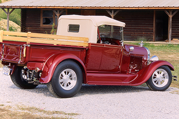 Dianne Towe's '29 Ford Roadster - Back 3/4