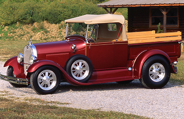 Dianne Towe's '29 Ford Roadster - Front 3/4