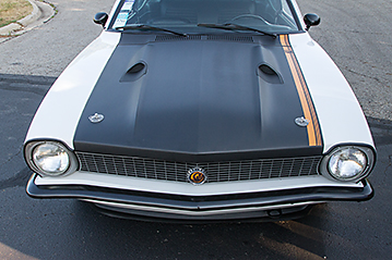 Ellie's Ford Grabber steel hood