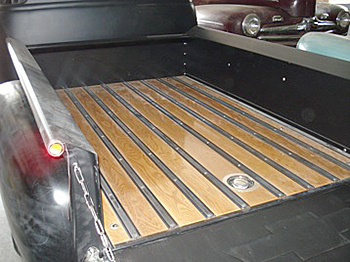 Linda Kitchens bed with filler cap flush mounted