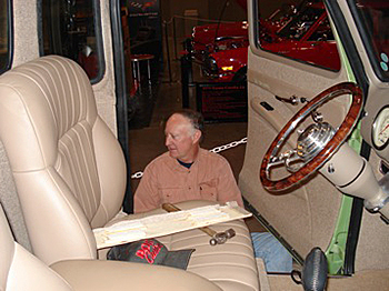 Still assembling truck at first show