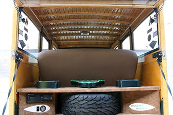 Inside roof of Woodie