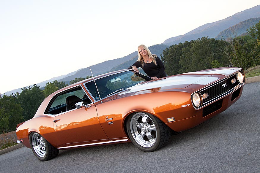Michelle's 1968 Camaro front 3/4 shot