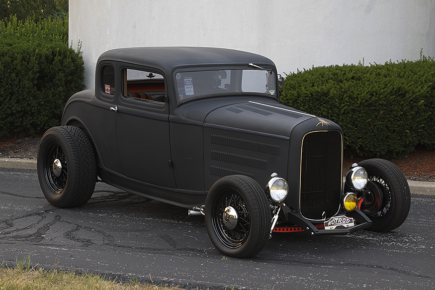 Marie Southworth's '32 Ford Coupe 3/4 Front