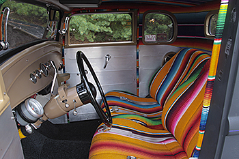 Marie's multi-colored Mexican interior