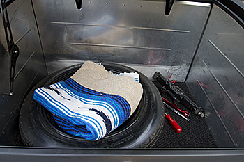 Trunk of Marie's 32 Ford