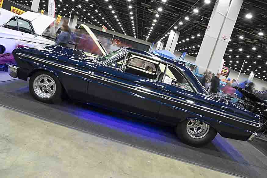 Side view of Samantha's 65 Ford Falcon